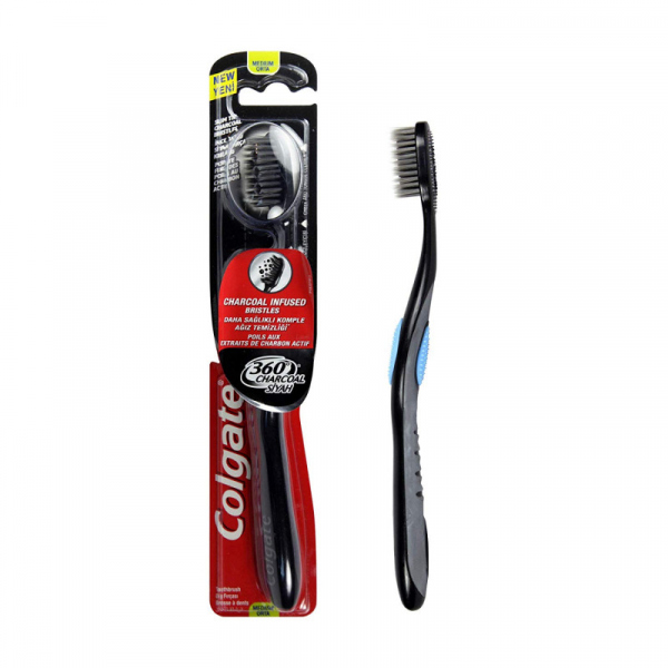 COLGATE CHARCOAL  360فرشاه 